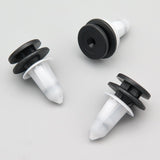 Trim Panel Fastener, White / Black