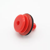 Interior Trim Panel Clip, Red, with washer - image 3