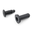 Push Fit Pin Clip, Black