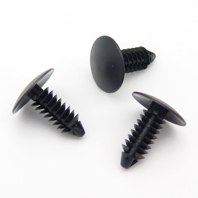 Fir Tree Clip, 7mm Hole, 18mm Head, Black