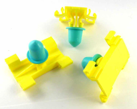 Exterior Side Moulding Trim Clip, With Rubber Grommet
