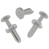 Push Fit Plastic Clip, Light Grey