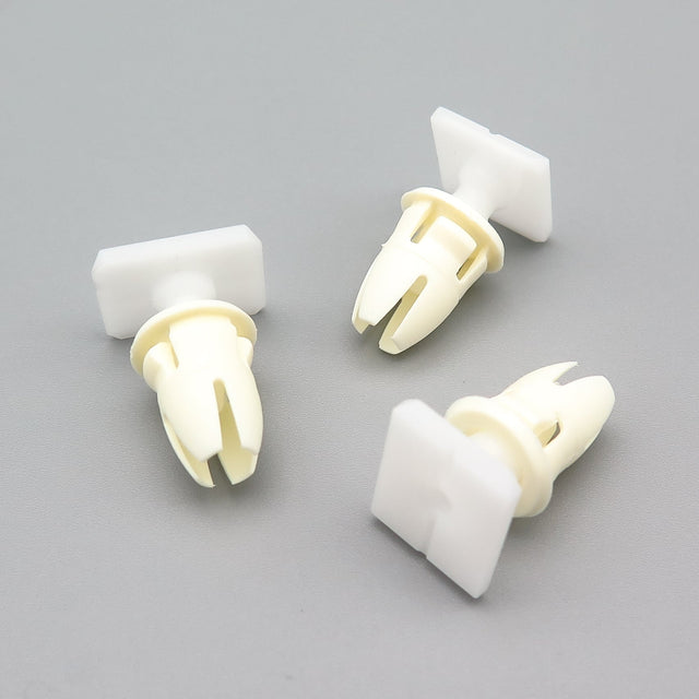 Exterior Body Moulding Clips, White