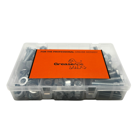 M10 Nut, Bolt & Washers - Assortment - 140pk