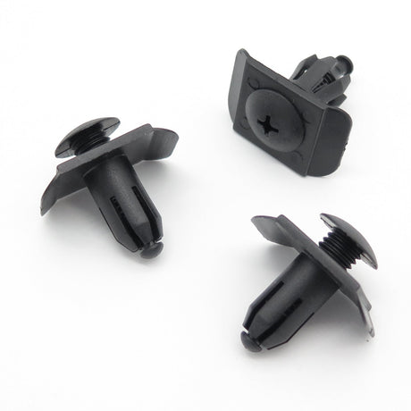 Screw Fit Bumper Mounting, Rectangular Collar, Black