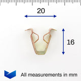 Interior Trim Panel Clips, Metal - image 2