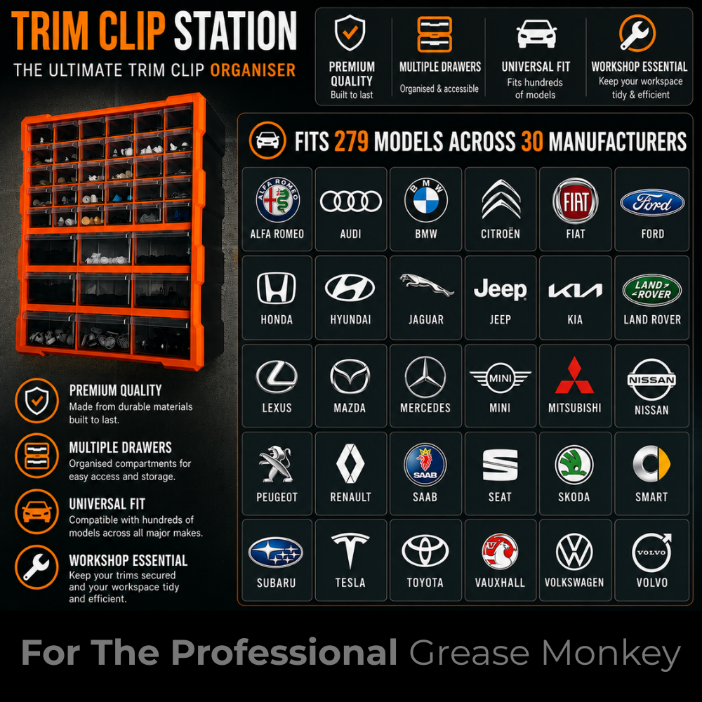 GreaseApe Trim Clip Station - 1000pcs [ Free Cabinet ]