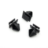 Exterior Door Moulding Clip, Black