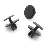Push Fit Plastic Rivets, Black