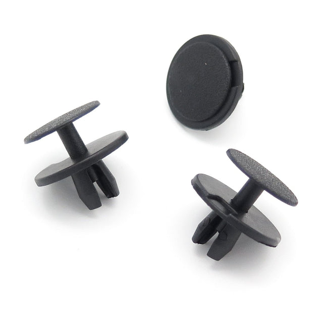 Push Fit Plastic Rivets, Black
