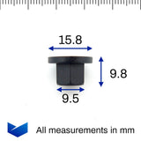 Plastic Nut, Black - image 2