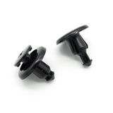 Push Fit Plastic Rivet, 8mm Hole, 20mm Collar, Black, Easy Release - image 3