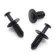 Push Fit Plastic Rivet, 6.5mm Hole, 16mm Collar, Black