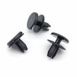 Push Fit Plastic Fastener Clip, 6mm,  Black