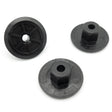 Plastic Nut, 24mm Collar, Black