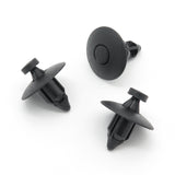 Push Fit Plastic Rivet, 8mm Hole 20mm Collar, Black