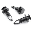 Push Fit Plastic Rivet, Black