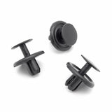 7mm Plastic Push Fit Rivet, Black