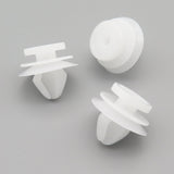 Plastic Fastener, Trim & Moulding Clip, White
