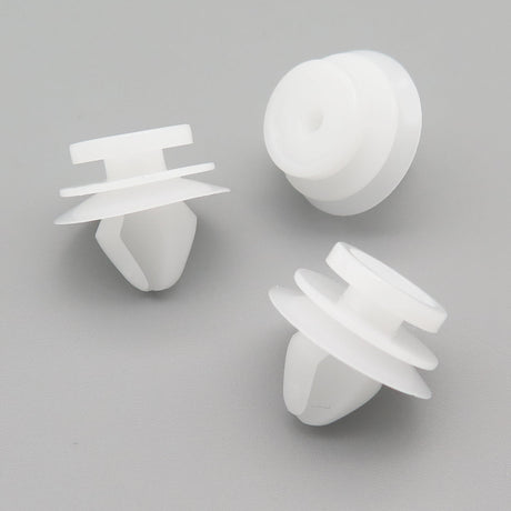 Plastic Fastener, Trim & Moulding Clip, White