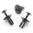 Push Fit Plastic Fastener, Black