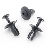 Push Fit Plastic Fastener, Black