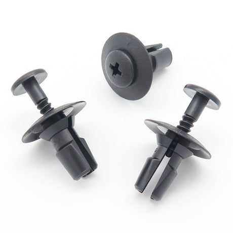Push Fit Plastic Fastener, Black