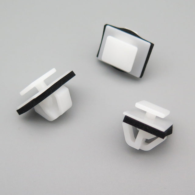 Exterior Trim Moulding Clip, White