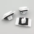 Exterior Moulding Clips, White
