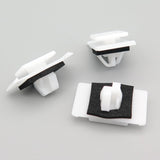 Exterior Moulding Clips, White