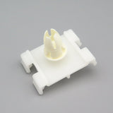 Side Moulding Clip, White with Grommet - image 3