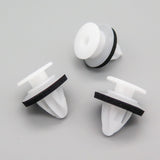 Trim Moulding Clip, White With Washer