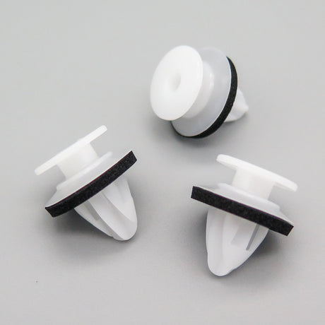 Trim Moulding Clip, White With Washer