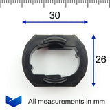 Side Skirt Clip, Black - image 2