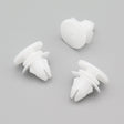 Side Moulding Clips, White
