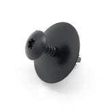 Screw Fit Plastic Rivet, Black - image 3