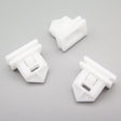 Side Skirt & Sill Moulding Clips, White