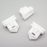 Side Skirt & Sill Moulding Clips, White