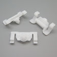 Body Moulding Retaining Clip, White