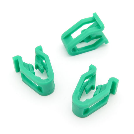 Snap Fit Moulding Clip, Green