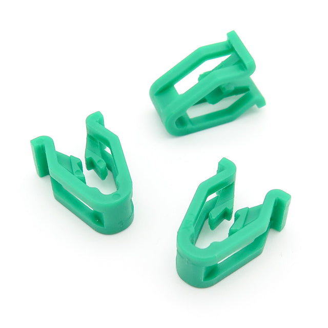 Snap Fit Moulding Clip, Green