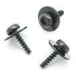 Metal M5 x 20mm Black Screw with Captive Washer