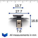 Spring Fit Moulding & Trim Clip - image 2