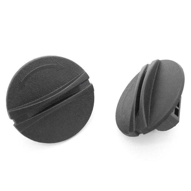 Floor Mat Retaining Clips, Black