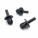 Push Fit Plastic Rivet, 8mm Hole, 18mm Collar, Black