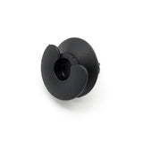 Interior Trim Clip, Black, with Crescent Head - image 3