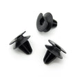 Interior Trim Clip, Black, with Crescent Head