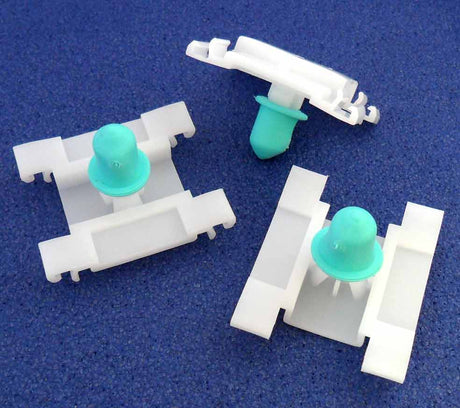 Exterior Door Moulding Clip, With Rubber Grommet, Short Type