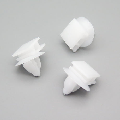 Sill Skirt Plastic Moulding Clip, White