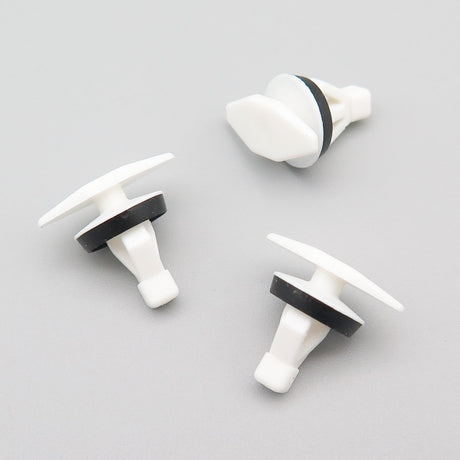 Weatherstrip Seal Clip, White with Rubber Seal